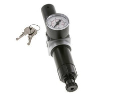 Filter-Regelaar G1/4'' 1450l/min 0,1-3,0bar/1-44psi 40 mm Manometer Cilinderlock Multifix 0