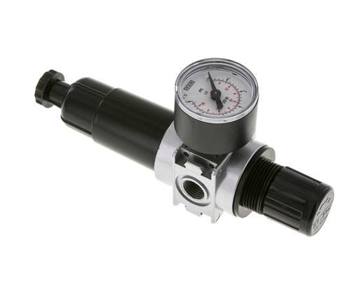 Filter-Regelaar G1/4'' 1450l/min 0,1-3,0bar/1-44psi 40 mm Manometer Multifix 0