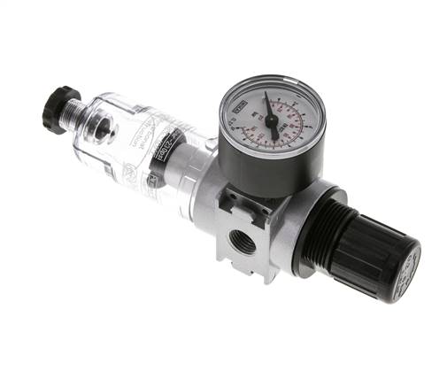 Filter-Regelaar G1/4'' 1450l/min 0.2-6.0bar/3-87psi 40 mm Manometer Multifix 0