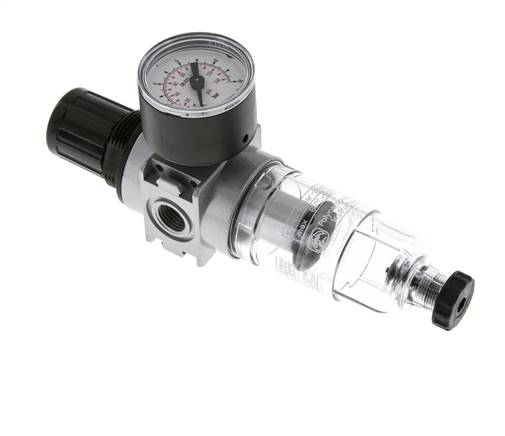Filter-Regelaar G1/4'' 1450l/min 0.2-6.0bar/3-87psi 40 mm Manometer Multifix 0