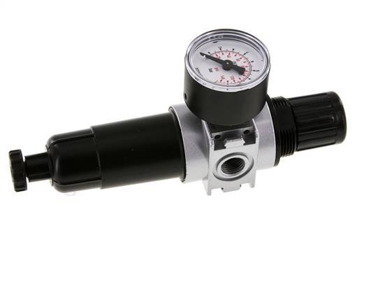 Filter-Regelaar G1/4'' 1450l/min 0.2-6.0bar/3-87psi 40 mm Manometer Multifix 0