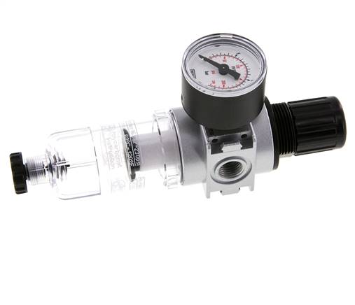 Filter-Regelaar G1/4'' 1450l/min 0,5-10,0bar/7-145psi 40 mm Manometer Multifix 0