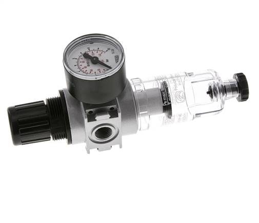 Filter-Regelaar G1/4'' 1450l/min 0.2-6.0bar/3-87psi 40 mm Manometer Multifix 0