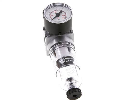 Filter-Regelaar G1/4'' 1450l/min 0,5-10,0bar/7-145psi 40 mm Manometer Multifix 0