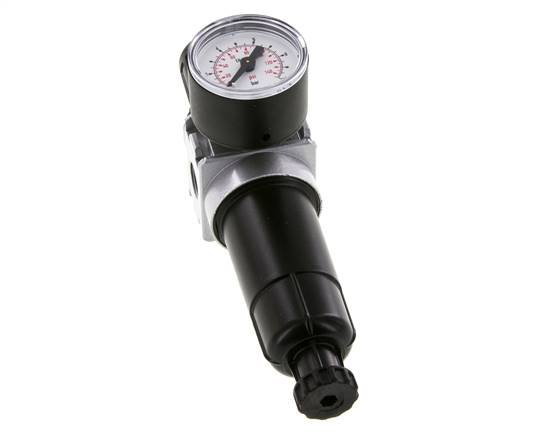 Filter-Regelaar G1/4'' 1450l/min 0.2-6.0bar/3-87psi 40 mm Manometer Multifix 0