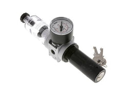 Filter-Regelaar G1/8'' 1450l/min 0,1-3,0bar/1-44psi 40 mm Manometer Cilinderlock Multifix 0