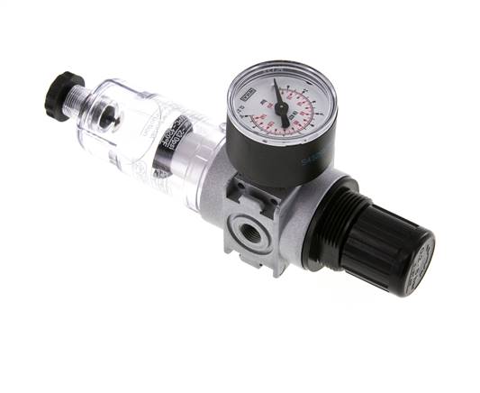 Filter-Regelaar G1/8'' 1450l/min 0.2-6.0bar/3-87psi 40 mm Manometer Multifix 0