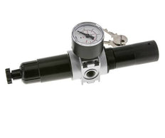Filter-Regelaar G1/4'' 1450l/min 0,1-3,0bar/1-44psi 40 mm Manometer Cilinderlock Multifix 0
