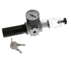 Filter-Regelaar G1/8'' 1450l/min 0,5-10,0bar/7-145psi 40 mm Manometer Cilinderlock Multifix 0