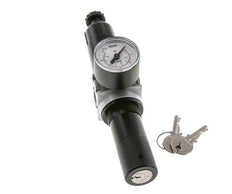 Filter-Regelaar G1/4'' 1450l/min 0,1-3,0bar/1-44psi 40 mm Manometer Cilinderlock Multifix 0
