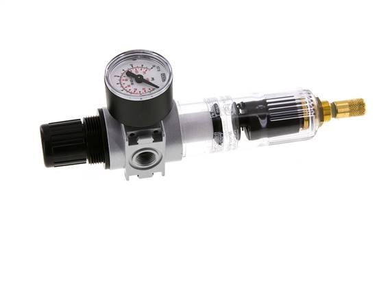 Filter-Regelaar G1/4'' 1450l/min 0.2-6.0bar/3-87psi 40 mm Manometer Multifix 0