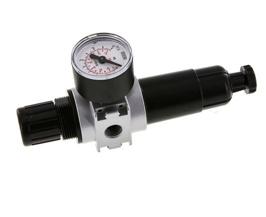 Filter-Regelaar G1/4'' 1450l/min 0.2-6.0bar/3-87psi 40 mm Manometer Multifix 0