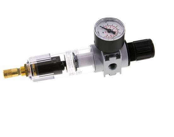 Filter-Regelaar G1/4'' 1450l/min 0.2-6.0bar/3-87psi 40 mm Manometer Multifix 0