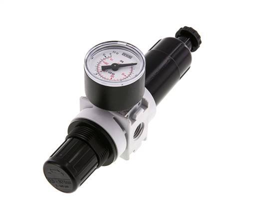 Filter-Regelaar G1/4'' 700l/min 0,5-10,0bar/7-145psi 40 mm Manometer Multifix 0