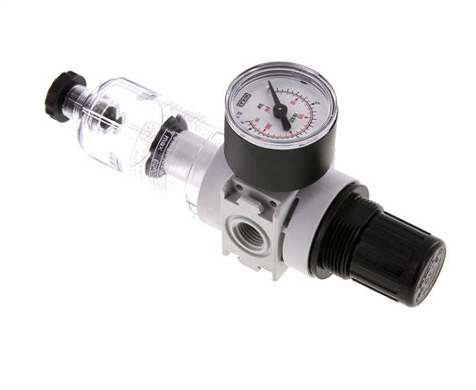 Filter-Regelaar G1/4'' 700l/min 0,5-10,0bar/7-145psi 40 mm Manometer Multifix 0