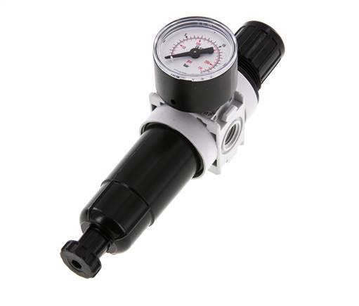 Filter-Regelaar G1/4'' 700l/min 0,5-10,0bar/7-145psi 40 mm Manometer Multifix 0