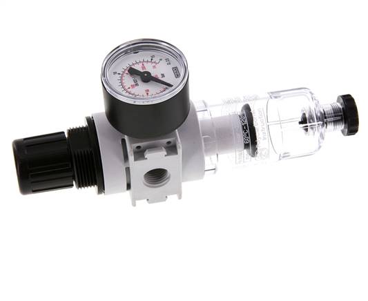 Filter-Regelaar G1/4'' 700l/min 0,5-10,0bar/7-145psi 40 mm Manometer Multifix 0