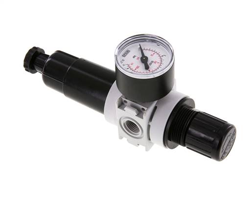 Filter-Regelaar G1/4'' 700l/min 0,5-10,0bar/7-145psi 40 mm Manometer Multifix 0