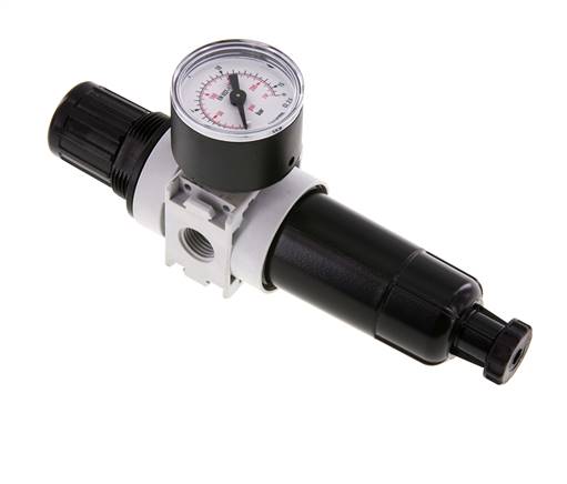 Filter-Regelaar G1/4'' 700l/min 0,5-10,0bar/7-145psi 40 mm Manometer Multifix 0