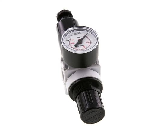 Filter-Regelaar G1/4'' 700l/min 0,5-10,0bar/7-145psi 40 mm Manometer Multifix 0