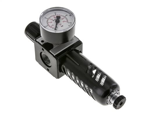 Filter-Regelaar G3/8'' 1600l/min 0,5-16,0bar/7-232psi Beschermkooi Multifix 1