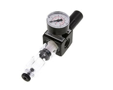 Filter-Regulator G3/8'' 1600l/min 0.2-6.0bar/3-87psi Semi-Auto Cilinderslot Polycarbonaat Multifix 1