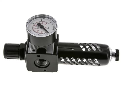 Filter-Regelaar G3/8'' 1600l/min 0,5-16,0bar/7-232psi Beschermkooi Multifix 1