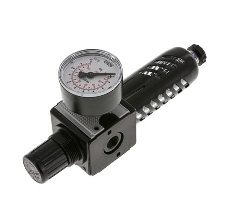 Filter-Regelaar G1/4'' 1600l/min 0.2-6.0bar/3-87psi Beschermkooi Multifix 1