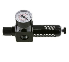 Filter-Regulator G3/8'' 1600l/min 0.2-6.0bar/3-87psi Semi-Auto Beschermende Kooi Polycarbonaat Multifix 1