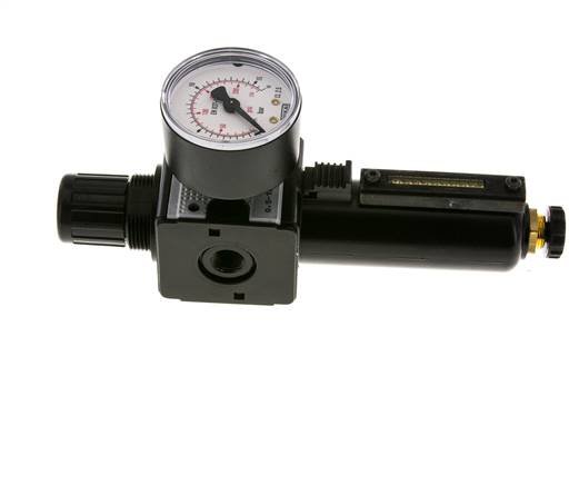 Filter-Regelaar G1/4'' 1600l/min 0.5-10.0bar/7-145psi Multifix 1