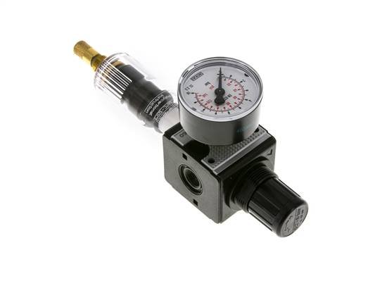 Filter-Regelaar G1/4'' 1600l/min 0.2-6.0bar/3-87psi Multifix 1
