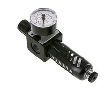 Filter-Regulator G3/8'' 1600l/min 0.2-6.0bar/3-87psi Semi-Auto Beschermende Kooi Polycarbonaat Multifix 1