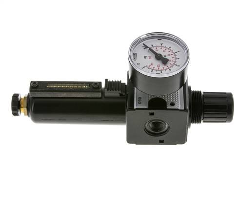 Filter-Regelaar G1/4'' 1600l/min 0.2-6.0bar/3-87psi Multifix 1