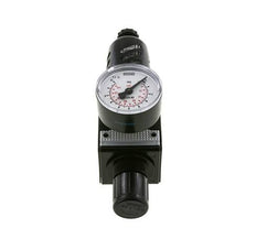 Filter-Regulator G3/8'' 1600l/min 0.2-6.0bar/3-87psi Semi-Auto Beschermende Kooi Polycarbonaat Multifix 1