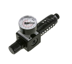 Filter-Regulator G3/8'' 1600l/min 0.2-6.0bar/3-87psi Semi-Auto Beschermende Kooi Polycarbonaat Multifix 1