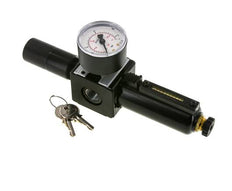 Filter-Regulator G3/8'' 1600l/min 0.5-10.0bar/7-145psi Semi-Auto Cilinder Vergrendeling Metaal Multifix 1