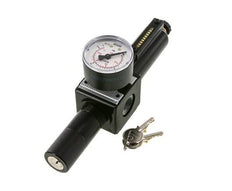 Filter-Regulator G3/8'' 1600l/min 0.5-10.0bar/7-145psi Semi-Auto Cilinder Vergrendeling Metaal Multifix 1