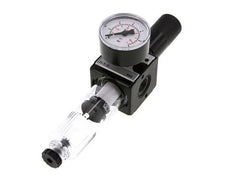Filter-Regulator G3/8'' 1600l/min 0.1-3.0bar/1-44psi Semi-Auto Cilinderslot Polycarbonaat Multifix 1