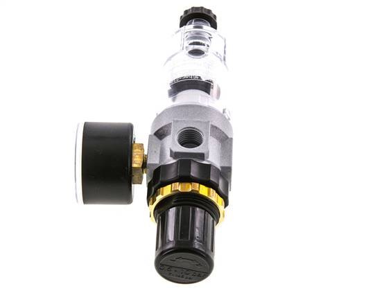 Filter-Regelaar G1/4'' 350l/min 0.5-3.0bar/7-44psi Standard 0