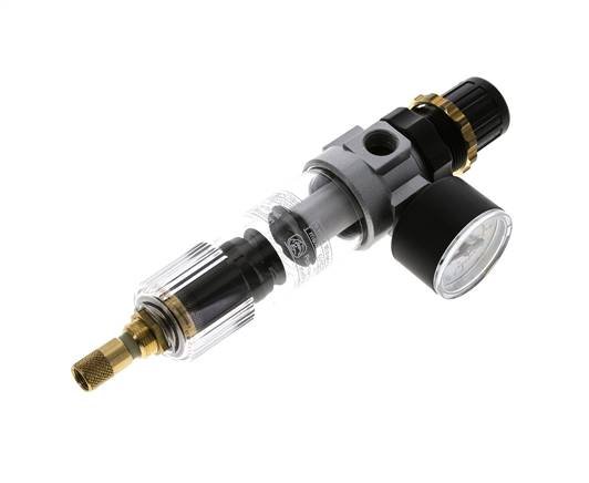 Filter-Regelaar G1/4'' 350l/min 0,5-10,0bar/7-145psi Standard 0