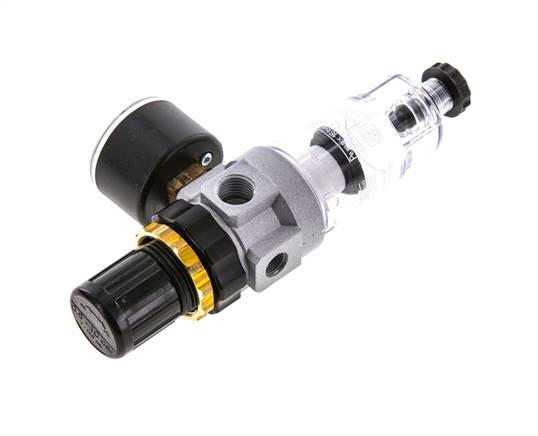 Filter-Regelaar G1/4'' 350l/min 0.5-6.0bar/7-87psi Standard 0
