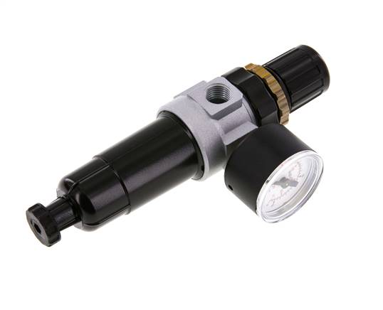 Filter-Regelaar G1/4'' 350l/min 0,5-10,0bar/7-145psi Standard 0