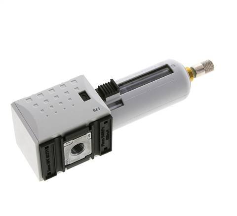 Filter 5microns G1/4'' 2200l/min Auto (Gesloten zonder druk) Polycarbonaat Futura 1