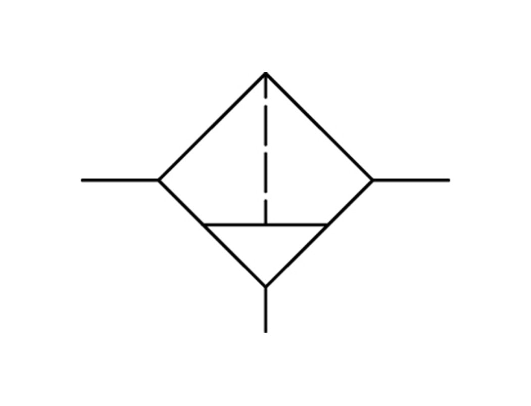 Filter 5microns G1/4'' 2200l/min Auto Polycarbonaat Futura 1