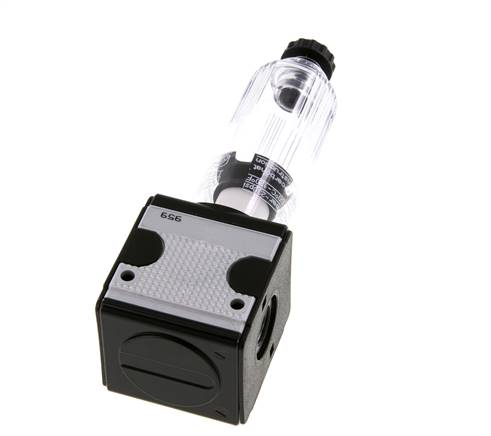 Filter 5microns G1/4'' 2000l/min Semi-Auto Polycarbonaat Multifix 1
