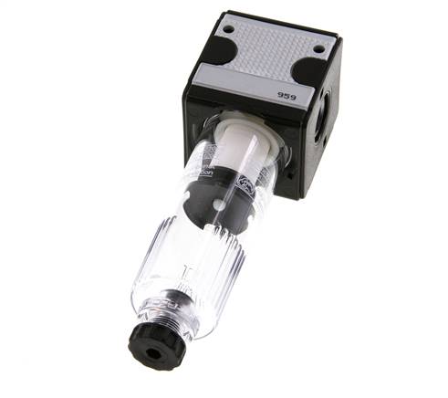 Filter 5microns G1/4'' 2000l/min Semi-Auto Polycarbonaat Multifix 1