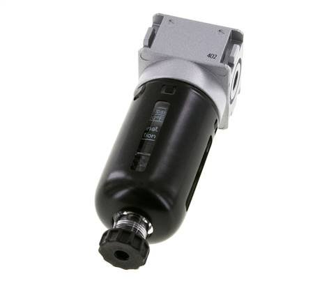 Filter 5microns G1/8'' 1000l/min Semi-Auto Beschermende Kooi Polycarbonaat Multifix 0