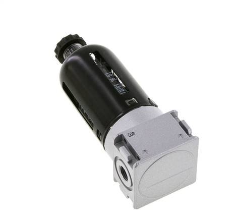 Filter 5microns G1/8'' 1000l/min Semi-Auto Beschermende Kooi Polycarbonaat Multifix 0