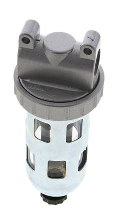 Filter 5microns G3/8'' 800l/min Semi-Auto Beschermende Kooi Polycarbonaat Standaard 1