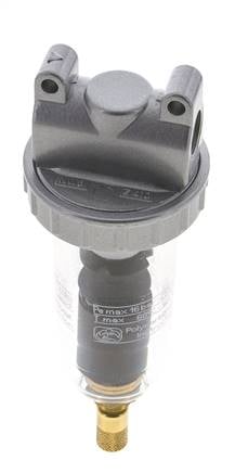 Filter 5microns G1/4'' 800l/min Auto Polycarbonaat Standaard 1